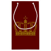 Golden Crown + uw achtergrond en ideeën Klein Cadeauzakje (Achterkant)