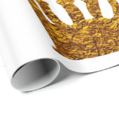 Golden Crown Wrapping Paper Cadeaupapier (Rol Hoek)
