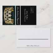 Golden Crown Zakelijke of visitekaartje Contactkaartje (Voorkant / Achterkant)