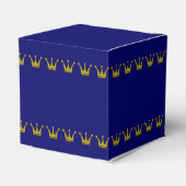 Golden Crowns Border + jouw ideeën Bedankdoosjes (Achterkant)