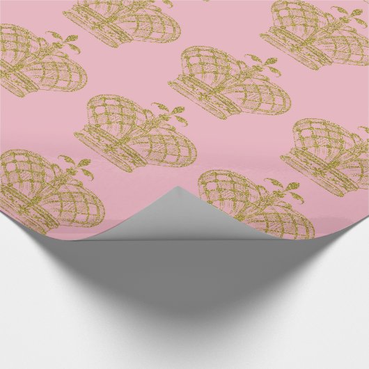 Golden Crowns Cadeaupapier (Hoek)