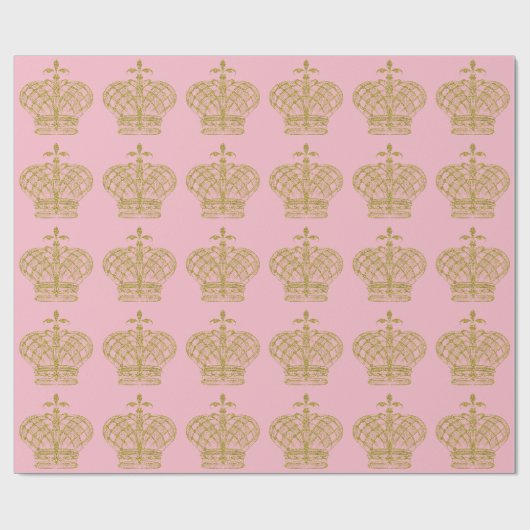 Golden Crowns Cadeaupapier (Vlak)