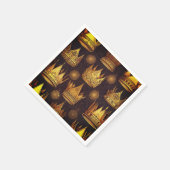 Golden Crowns Pattern Servet (Hoek)