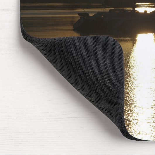 "Golden Cruise" Zeilboot Mousepad Muismat (Hoek)