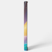 Golden Crystal Burst Phone Case Samsung Galaxy Hoesje (Linkerkant)