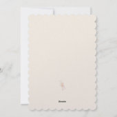 Golden CurlyQue kerstbomen Feestdagenkaart (Achterkant)