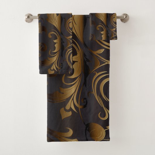 Golden Curtains 3 Bad Handdoek (Insitu)