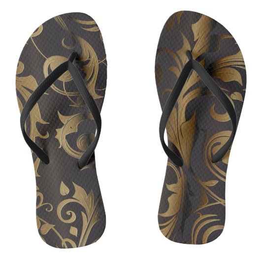 Golden Curtains 3 Teenslippers (Voetbed)