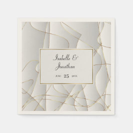 Golden Curve-lijnen Servet