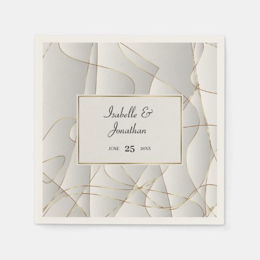 Golden Curve-lijnen Servet (Voorkant)