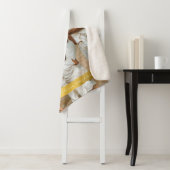 Golden Custom Photo Family Kerstmis Sherpa Deken (In situ)