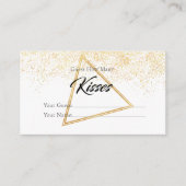 Golden Cute Hoeveel Kisses Bridal Enclosure Kaart (Voorkant)