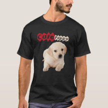 Golden Cute Labrador rekwalvispuppy