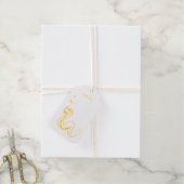 Golden Cute Snake Illustratie grote ogen Groene St Cadeaulabels (Met Koord)