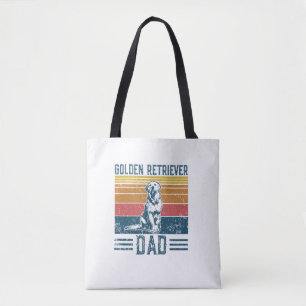 Golden Dad Dog - Golden Retriever Dad Tote Bag