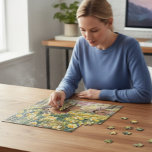 Golden Daffodil Garden Blooms Watercolor Legpuzzel<br><div class="desc">These puzzles showcase a serene digital watercolor daffodil forest, inviting customers into a peaceful spring landscape filled with soft colors and gentle details. Each design offers a relaxing, mindful experience as the scene comes together piece by piece. Perfect for nature lovers, art enthusiasts, and anyone who enjoys a calm, beautiful...</div>