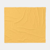 Golden Daffodil Geel, heldere, vaste kleuren Fleece Deken (Voorkant (Horizontaal))