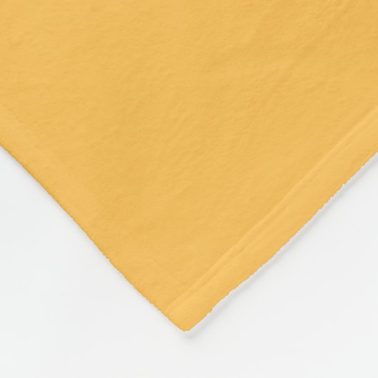 Golden Daffodil Geel, heldere, vaste kleuren Fleece Deken (Hoek)