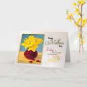 Golden daffodils-Moederdag kaart (Gele Bloem)
