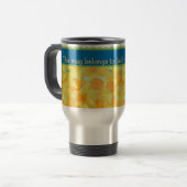 Golden Daffodils Travel Mug om aan te passen Reisbeker (Voorkant links)