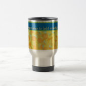 Golden Daffodils Travel Mug om aan te passen Reisbeker (Center)