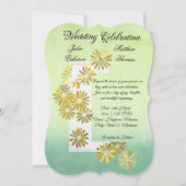 Golden Daisy Dream Elegance Romance Chic Kaart (Voorkant)