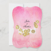 Golden Daisy Dream Elegance Romance  Chic Kaart (Achterkant)