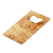 Golden Daisy Reflections Abstract Creditkaart Flessenopener (Voorkant Gekanteld)