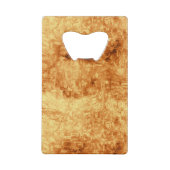 Golden Daisy Reflections Abstract Creditkaart Flessenopener (Achterkant)