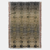 Golden Damask Deken (Voorkant Verticaal)