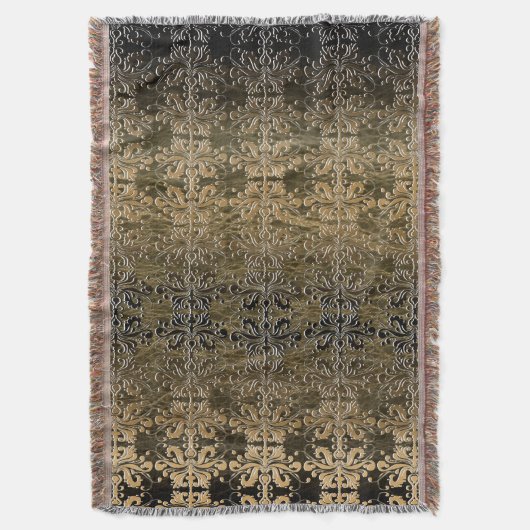  Golden Damask Deken (Voorkant Verticaal)