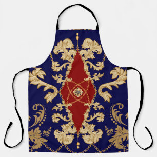 Golden Damask naadloos patroon. indiase wal Schort