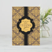 Golden Damask TY Card 2 Bedankkaart (Staand voorkant)