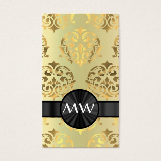 Golden dammer visitekaartjes (Voorkant)