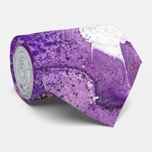 Golden Dance Print Stropdas (Opgerold)