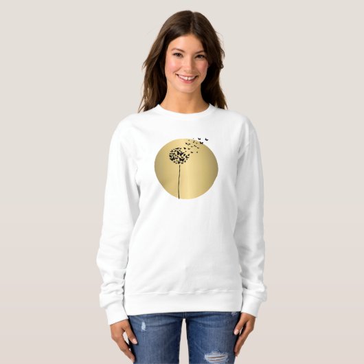 Golden Dandelion Sweatshirt (Voorkant volledig)