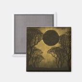 Golden Dark Forest Eclipse Magnet (Voorkant / Achterkant)