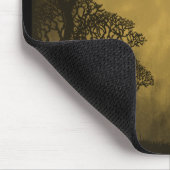 Golden Dark Forest Eclipse Mousepad Muismat (Hoek)