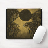 Golden Dark Forest Eclipse Mousepad Muismat (Met muis)