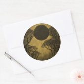 Golden Dark Forest Eclipse Stickers (Envelop)