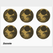 Golden Dark Forest Eclipse Stickers (Vel)