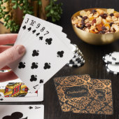 Golden Dasmask Pattern Pokerkaarten (Insitu)