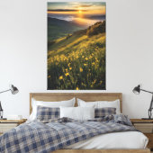 Golden Dawn Canvas Afdruk (Insitu (Slaapkamer))