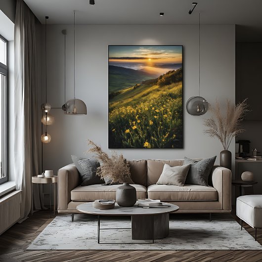 Golden Dawn Canvas Afdruk