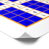 Golden Dawn Enochian Water Tablet / Watchtower Poster (Hoek)