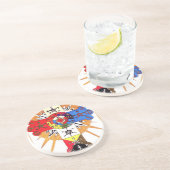 GOLDEN DAWN SYMBOOL VAN ROOS EN KROSS ZANDSTEEN ONDERZETTER (Zijkant)