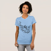 Golden Day Flowers T-shirt (Voorkant volledig)