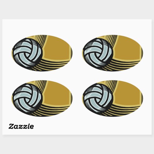 Golden Days - Ovale Sticker (Vel)