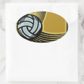 Golden Days - Ovale Sticker (Tas)