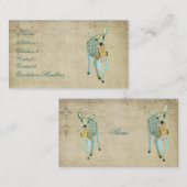  Golden Dearest Deer Visitekaartje/Labels Visitekaartje (Voorkant / Achterkant)